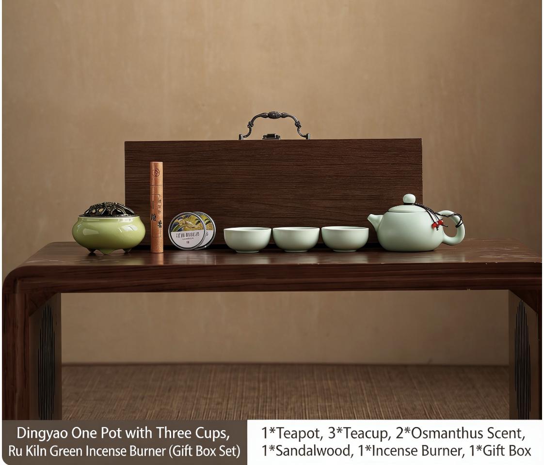 Chinese Teacups Set Traditional Craftsmanship
