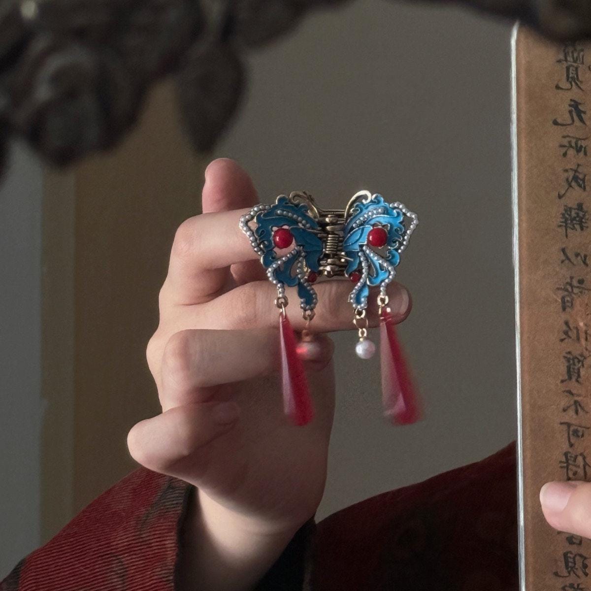 Chinese Hair Stick Ethnic Tassel Hairpin Vintage