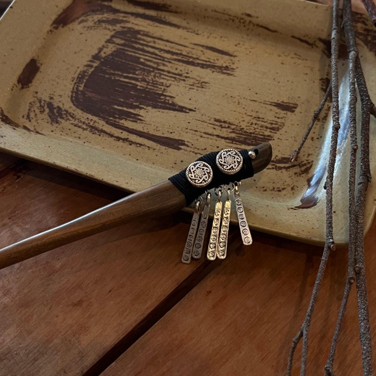 Chinese Hair Stick Ethnic Tassel Hairpin Vintage