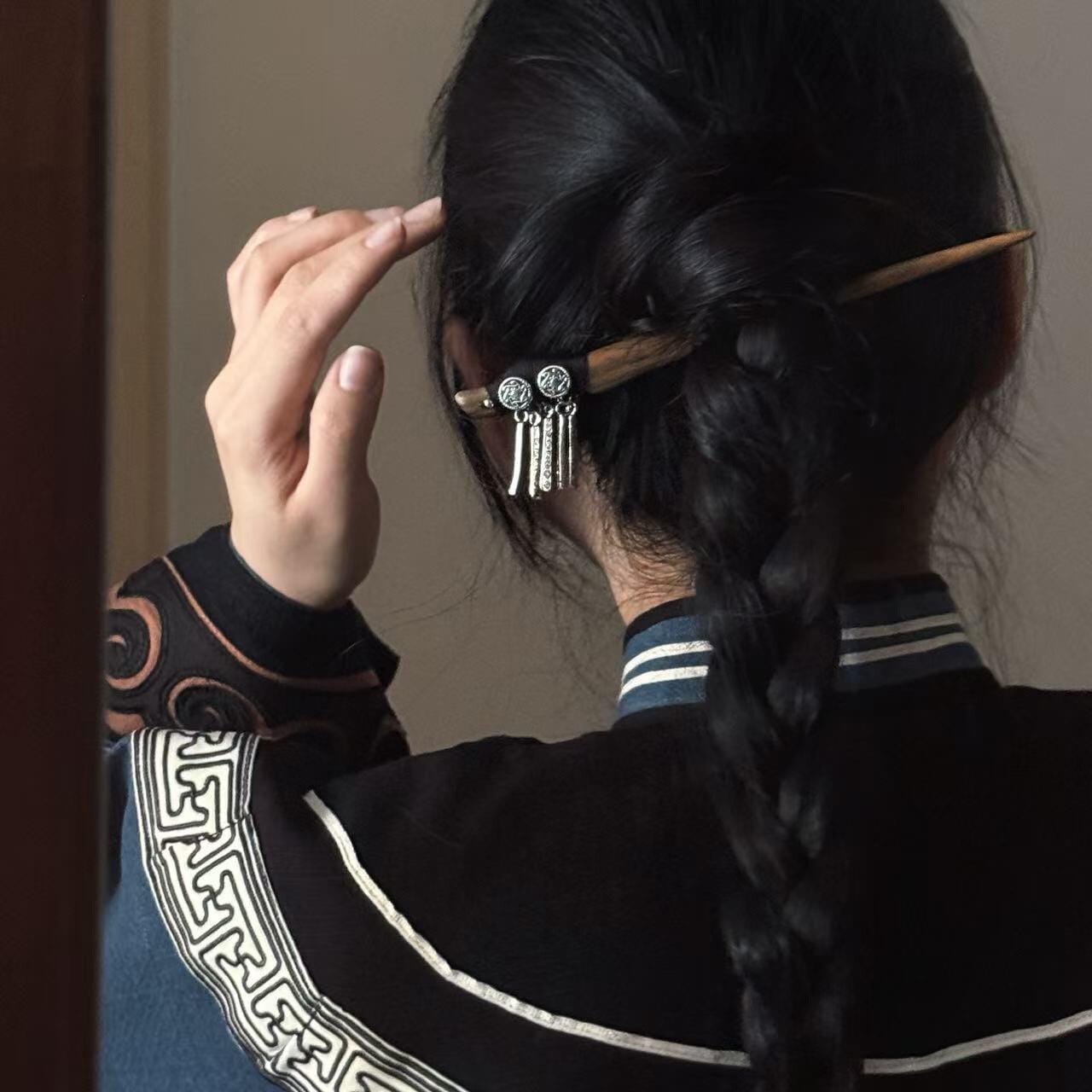 Chinese Hair Stick Ethnic Tassel Hairpin Vintage