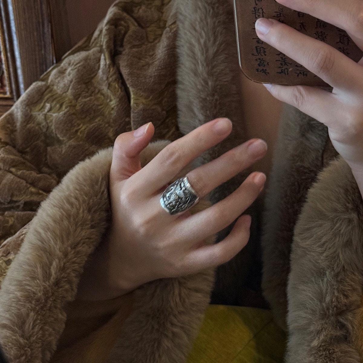 Handmade  Sterling Silver Ethnic Boho Ring