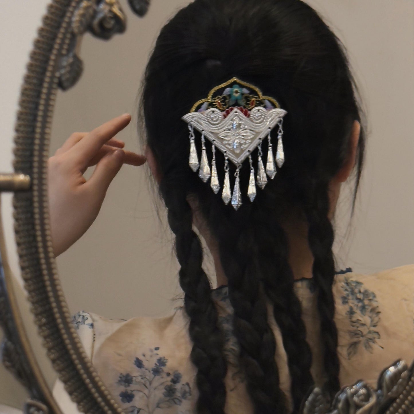 Chinese Hair Stick Ethnic Tassel Hairpin Vintage