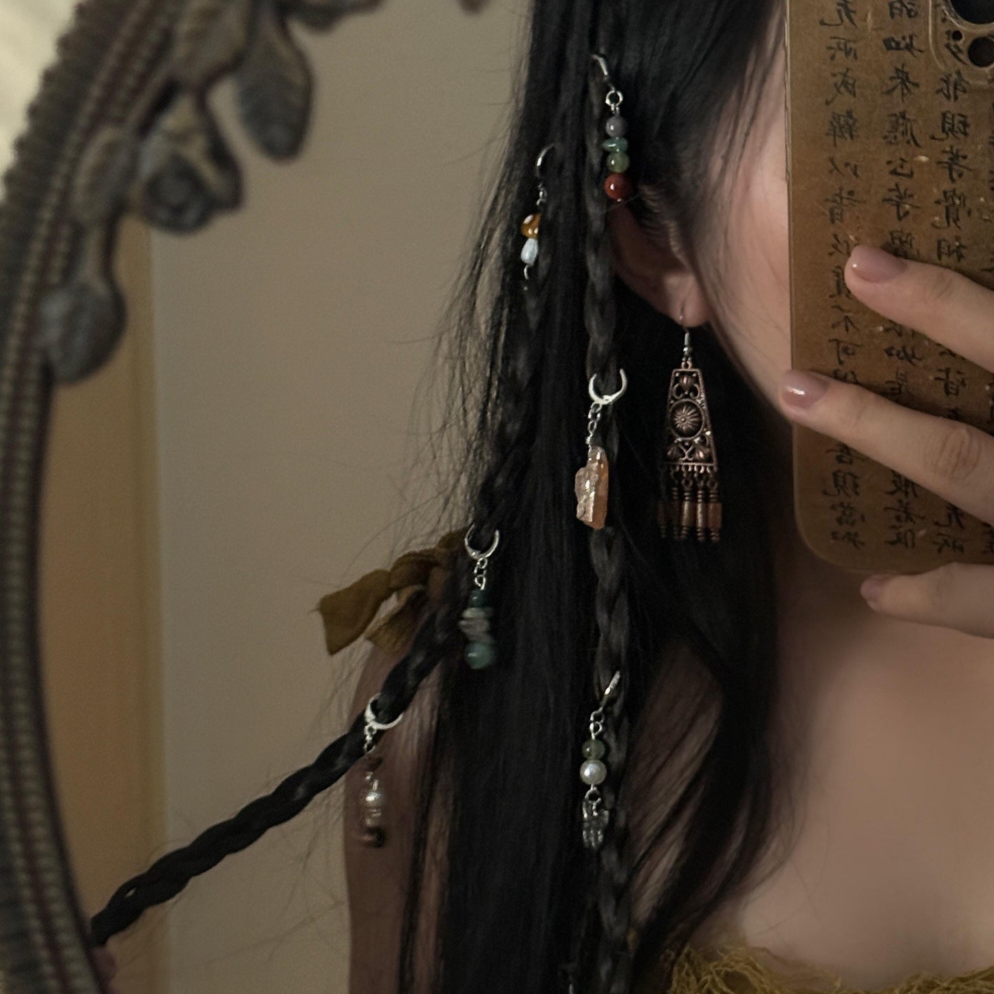 Chinese Hair Stick Ethnic Tassel Hairpin Vintage