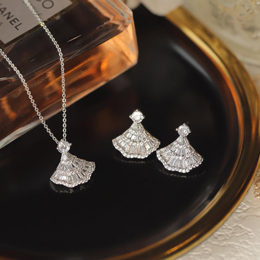 Sterling Silver Four Leaf Clover Lucky Necklace
